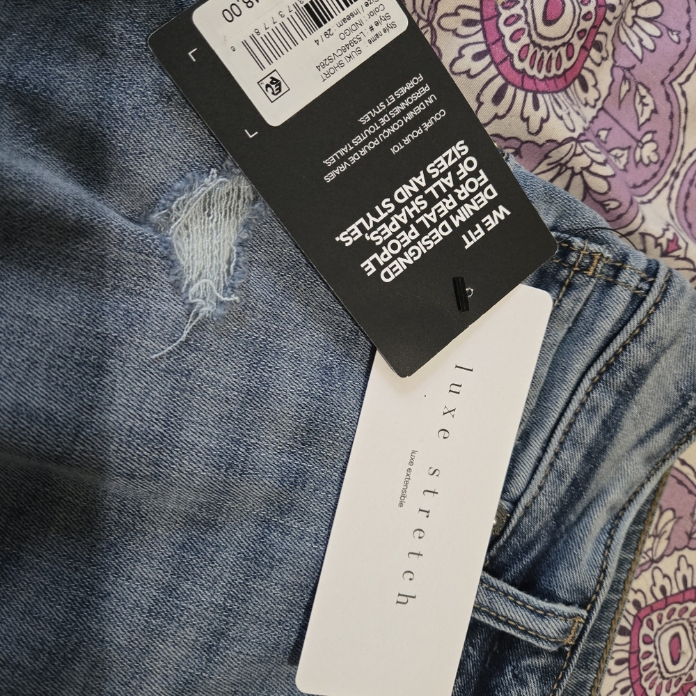 W29 L4 Silver Jeans Co. NWT  Women's Shorts. Suki Short Curvy Fit Mid Rise. - Picture 6 of 14
